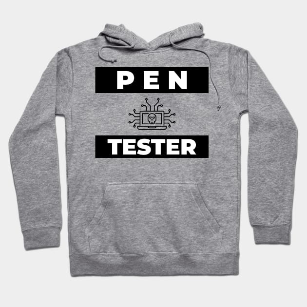 Cyber Security Pen Tester. Hoodie by Cyber Club Tees